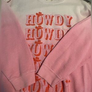 Oversized altar’d state Howdy crewneck